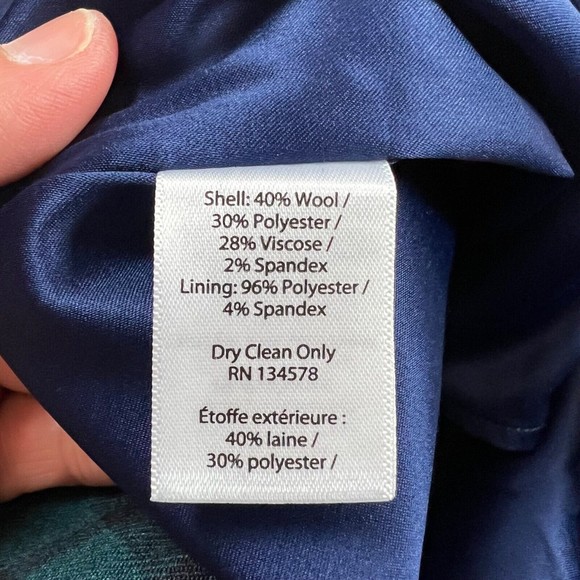 Vineyard Vines Blackwatch Postage Stamp Skirt Tartan Plaid Blue Green Size 2 - Picture 6 of 7